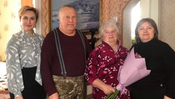 Семья Кныш отметила 55 лет совместной жизни